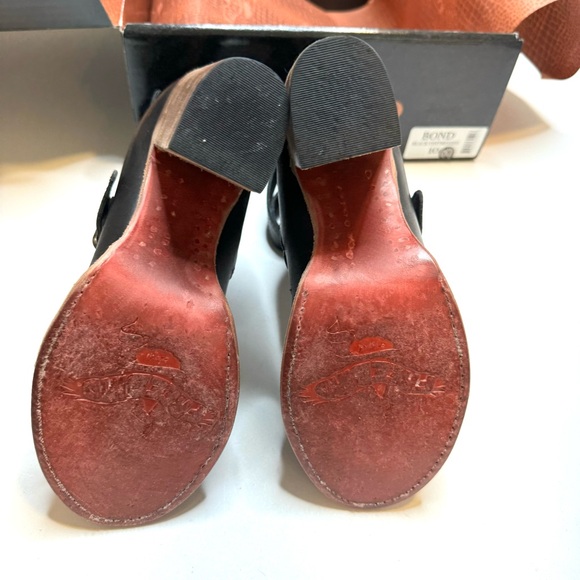 Freebird Bond Black Distressed Block Heel Sandals Multi Strap & Buckle Size 10 - Picture 12 of 16